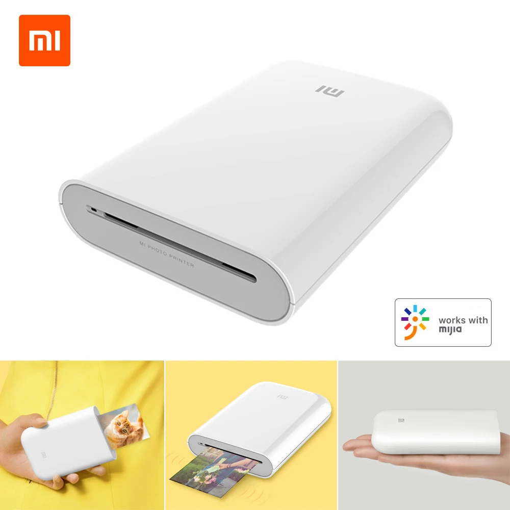 Карманный мини принтер Xiaomi mijia AR 313x400 dpi 500 мАч|Смарт-гаджеты| |