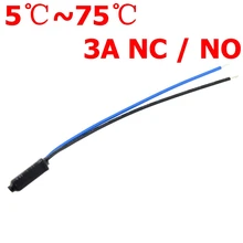 5c 10c 20c 40c 50c interruptor térmico 3a normalmente fechar nc normalmente aberto sensor de temperatura termostato protetor controlador interruptores