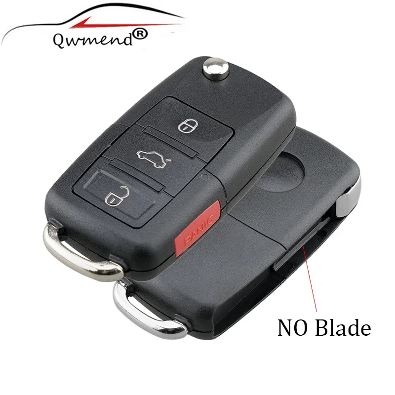 3 кнопки дистанционного ключа оболочки чехол для Vw Jetta Golf Passat Beetle Polo Skoda 2004-2011 Автомобильный брелок без лезвия