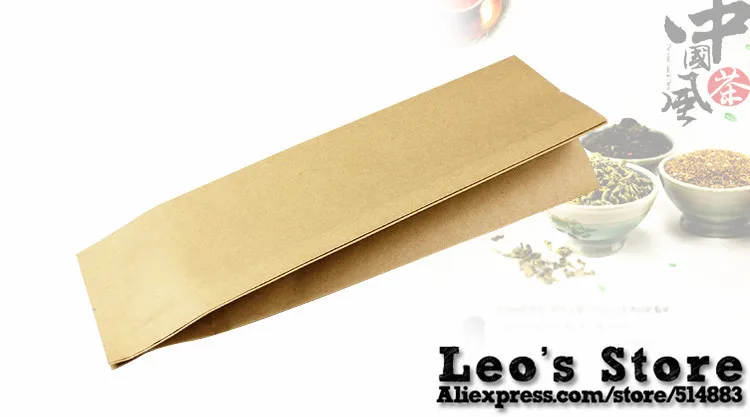 Leotrusting 300 шт 5x11 см Samll Бумага мешок Gusset боковые панели Бумага упаковочный пакет Чай сумка для хранения