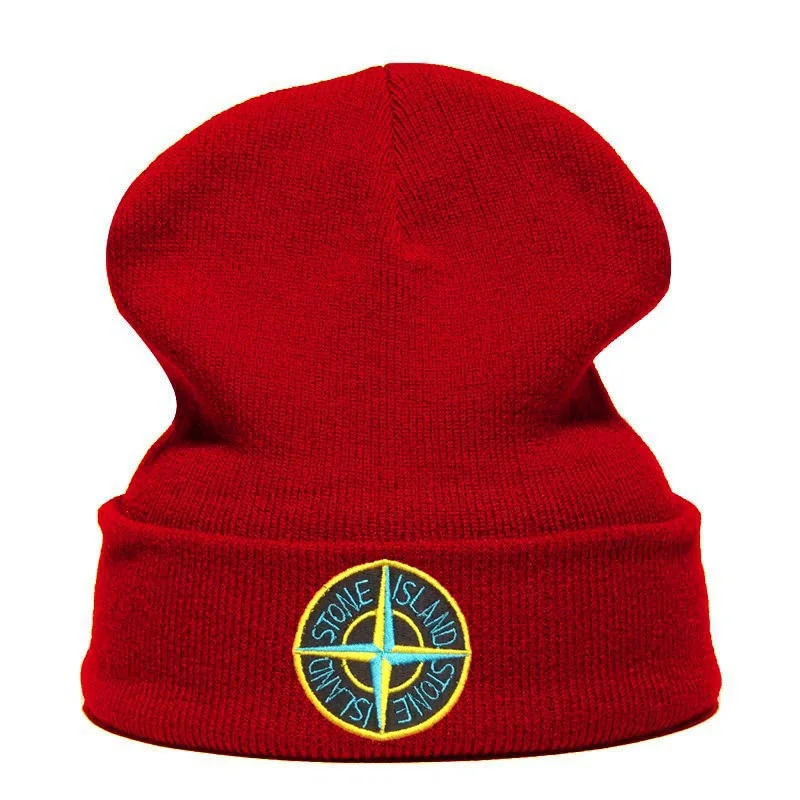 Winter hats for men women skullcap Cross logo embroidery knitted cap Outdoor Bonnet Skiing Hat soft warm Casual men Beanie cap
