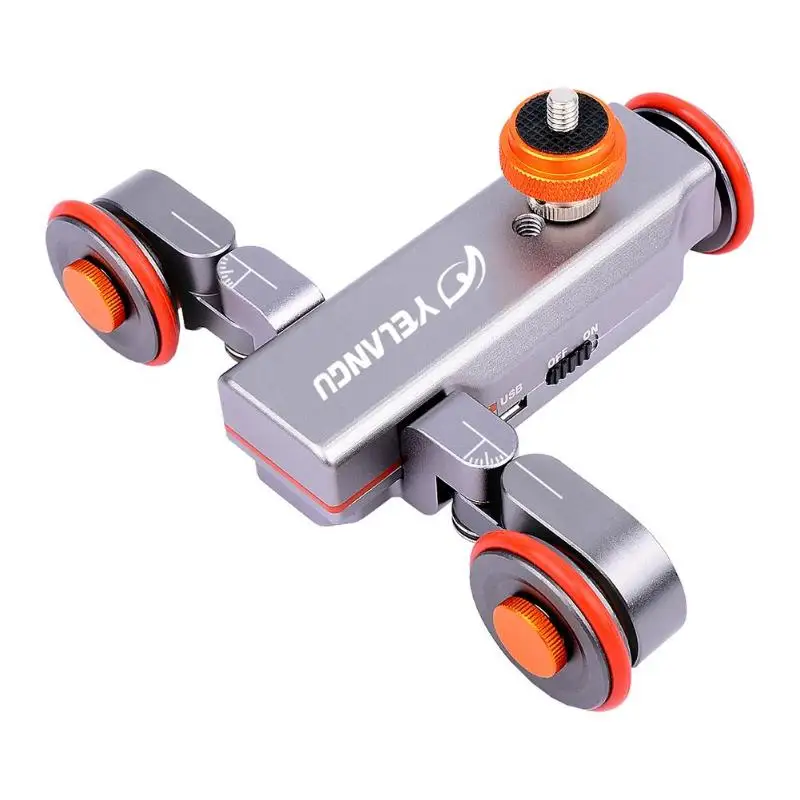 

L3 Electric Video Dolly 3-Wheel Pulley Car Rail Rolling Track Slider Skater for DSLR Camera Camcorder Smart Phone