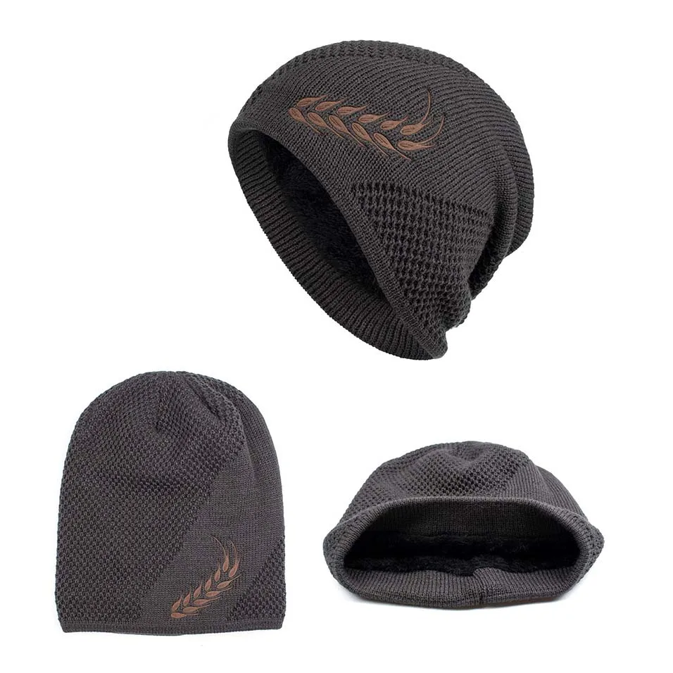 HanXi Hangat Musim Dingin Bulu Beanie 