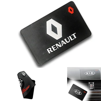 

New Fashion Car Logo Anti Slip Mat Phone Holder Non-Slip Mat non slip for Suzuki Mazda BMW audi Honda lada Nissan Toyota Ford