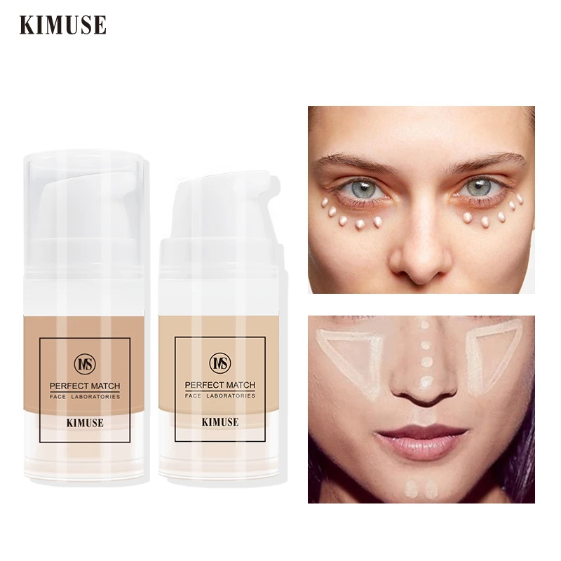KIMUSE Perfect Full Coverage Creamy Conealer Liquid Facial Corrector Waterproof Base Makeup Eye Dark Circles Acne 1 KIMUSE Perfect Full Coverage Creamy Conealer Liquid Facial Corrector Waterproof Base Makeup Eye Dark Circles Acne 4