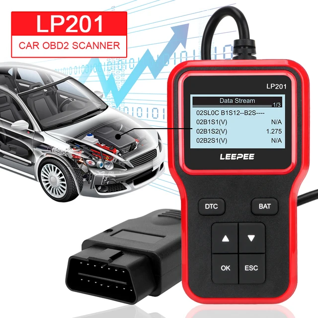 Obd2 Scanner OBD Ferramenta de diagnóstico de carro, leitor de