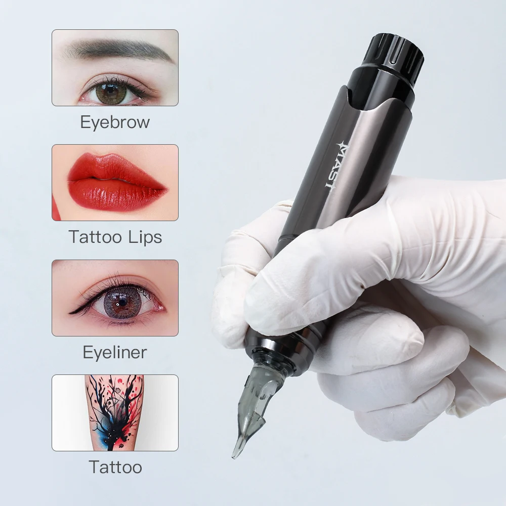 Tattoo Kit Tattoo Supplies Tattoo Needles Mast P10 Tattoo Kit 20Pcs Noir 1RL Cartridge Needles