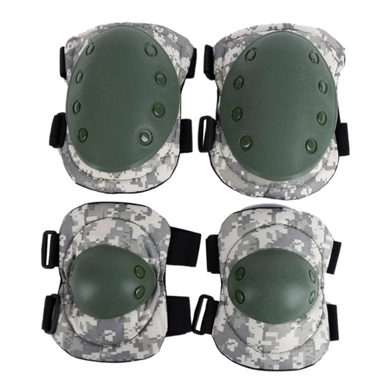 

Combat Tactical Knee Pad Elbow Pad Military Knee Elbow Protector Army Airsoft Outdoor Sport Working Hunting Safety Gear Kneecap