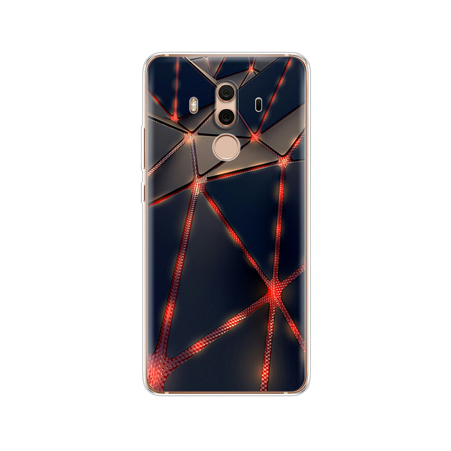 TPU Case For Huawei Mate 10 lite Printing Drawing silicon Phone Cases Cover For Huawei Mate 10 pro coque for mate 10