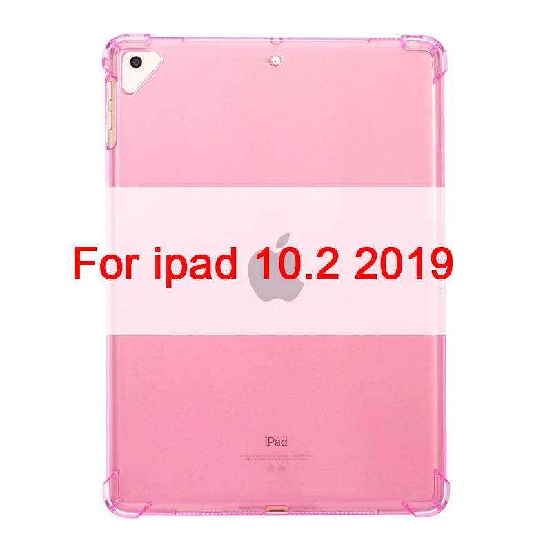 For ipad 10.2 inch Чехол для iPad 10,2 ''прозрачный силиконовый чехол с подушкой безопасности для iPad Air 3 10,5 Air 2 Mini 5 4 3 2 мягкий чехол из ТПУ - Цвет: For ipad 10.2 inch