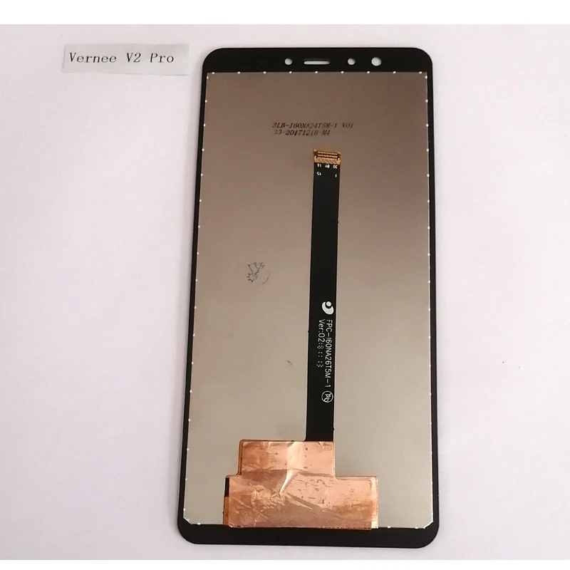 Tanie 5.99 cala na 100% oryginalny wyświetlacz LCD Vernee V2 Pro + montaż digitizera ekranu dotykowego zamiennik dla Vernee V2 Pro do ekranu LCD telefonu