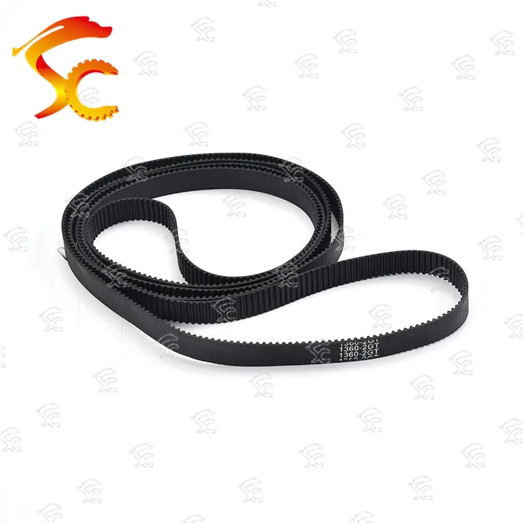 2pcs GT2 timing belt Perimeter 1000 1068 1140 1150 1220 1350 1360 1524 2270 3000 width  6mm 9mm 10mm 2GT synchronous belt