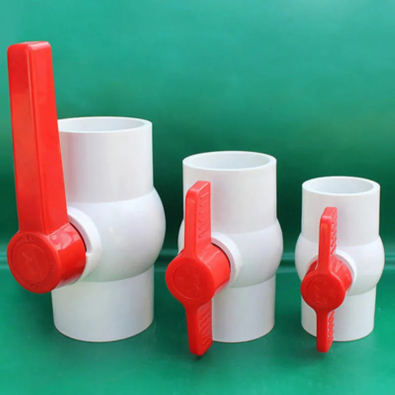 PVC-U 20 мм шаровой клапан для подачи воды, используемый для полива сада, фитинги для труб