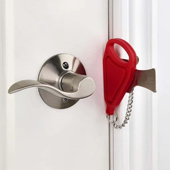 

Self-Defense Door Stop Portable Hotel Door Lock Locks Travel Door Stopper security buckle temporary room blocker anti-theft lock