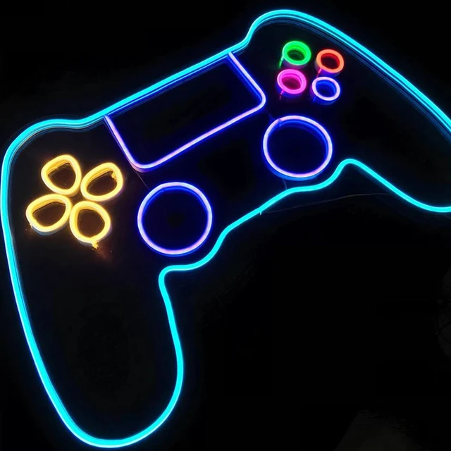 Gamepad Controller Neon Sign  Custom Gamepad Controller Neon Sign 