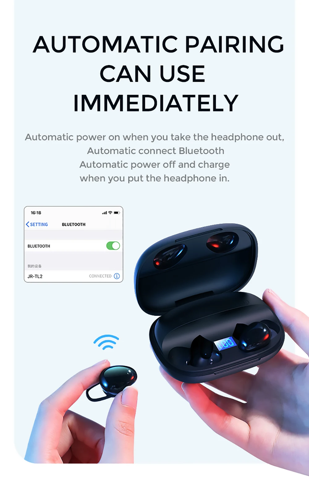 Новинка, Дешевые Наушники Joyroom LT2 TWS Bluetooth V5.0, двойные беспроводные 3D стерео наушники, водонепроницаемые спортивные наушники для телефонов