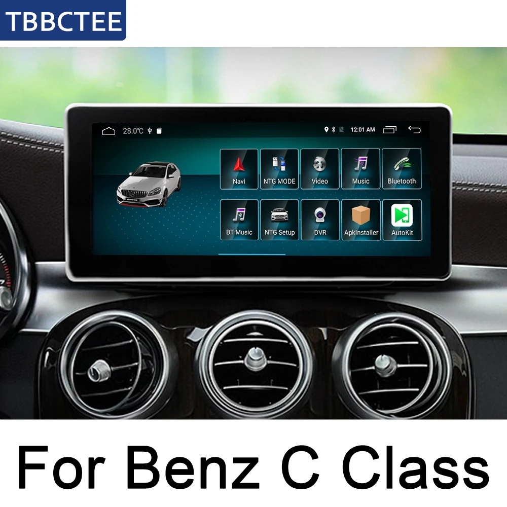 #*Cheap For Mercedes Benz C Class 2015~2019 NTG Android Touch Screen Multimedia Player Stereo Display navigation GPS
