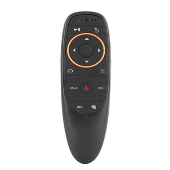 

G10 Air Mouse Remote Control Voice Remote 2.4Ghz Google Voice Search Assistant Ir Learning Without Gyro For Android Tv Box Black