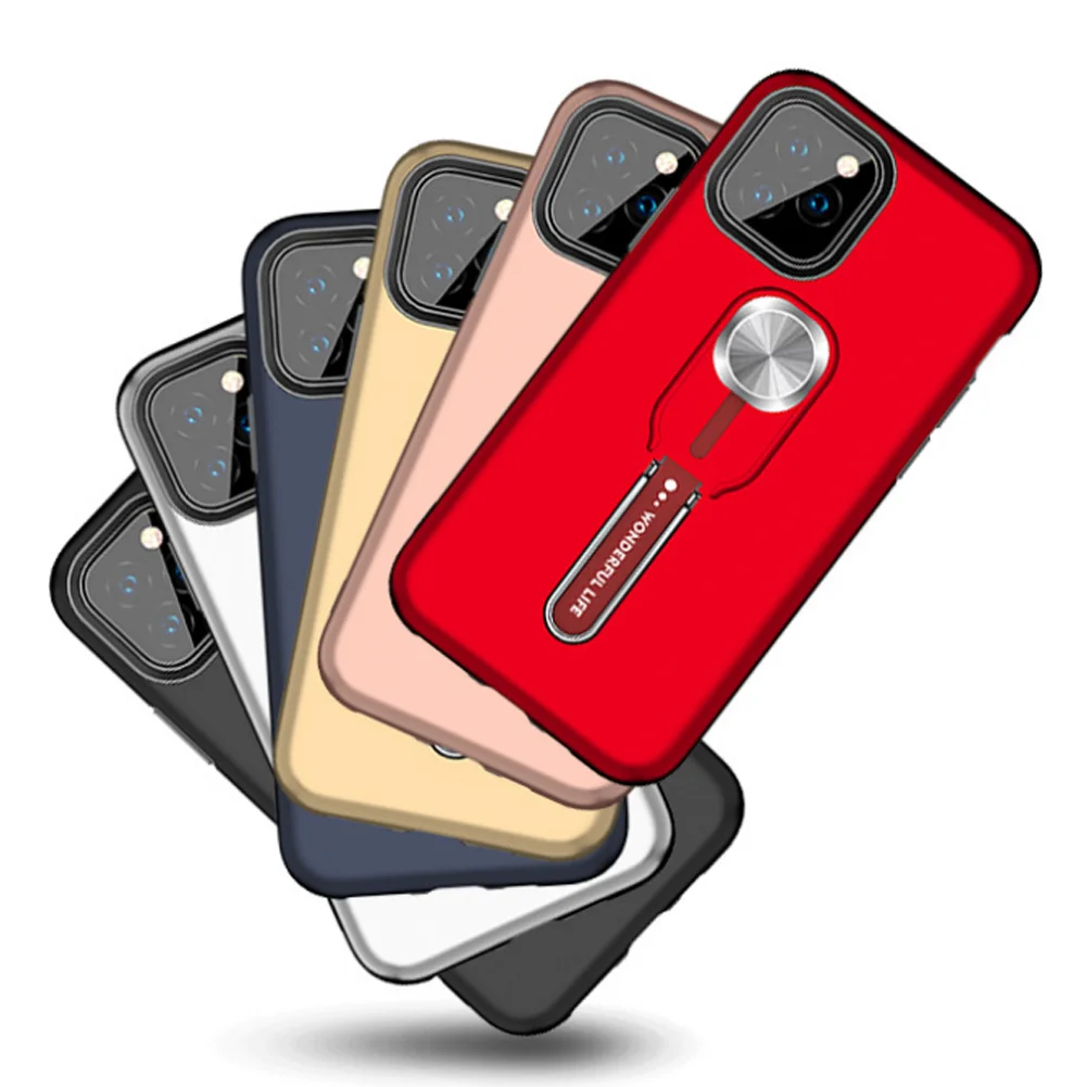 Магнитный держатель-кольцо для пальца подставка бронированный жесткий чехол для iPhone 11/11Pro Max H-best