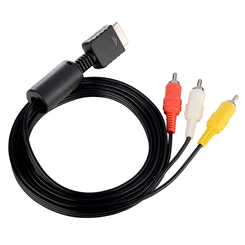 

Replacement 2-in-1 Audio Video AV Cable Wire Extension Cord S-Video for Sony PS1 PS2 PS3 Playstation 1 2 3