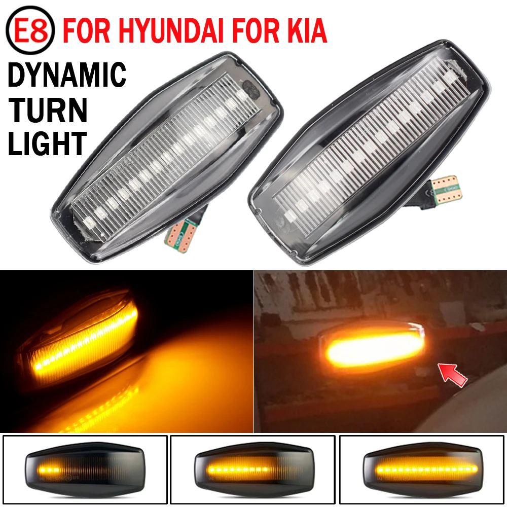Flowing Indicator LED Side Marker Turn Signal Light For Hyundai I10