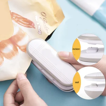 

Mini Food Package Heat Sealing Machine Impulse Sealer Manual Packing Tool Food Sealer Heating Sealing Tool
