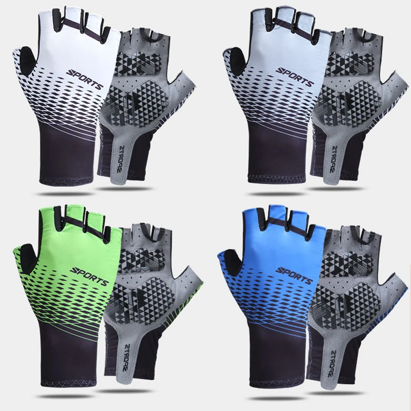 Cycling Biking Gloves Half Finger Outdoor Sports Gloves For Men Women Pad Breathable MTB Road Racing Riding Cycling Gloves 6