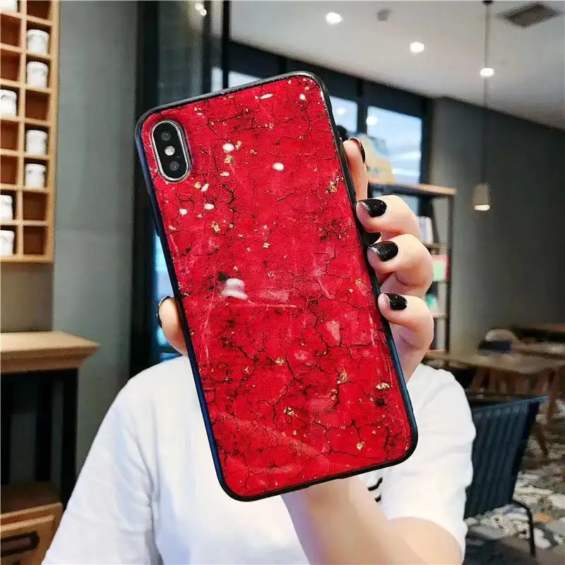 red only Роскошный блестящий чехол для Xiaomi Redmi Note 7, чехол для Xiaomi mi 9, чехол для Red mi Note 8 Pro Note 6 K20 mi 8 9 SE Lite, чехол - Цвет: red only