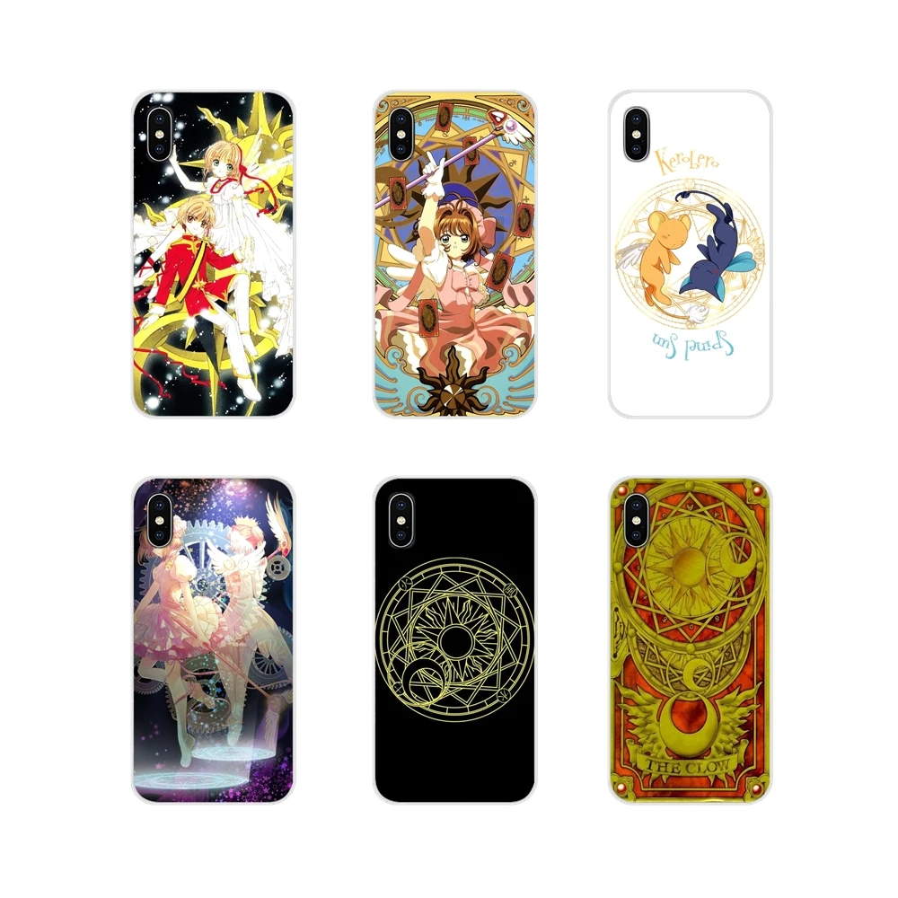 В виде милого героя аниме Cardcaptor Sakura для Samsung A10 A30 A40 A50 A60 A70 M30 Galaxy Note 2 3 4 5 8 9 10 PLUS