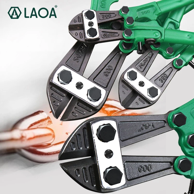 Najtaniej LAOA Bolt Cutter Heavy Duty wycinarka prętów cr v stal zagęścić szczypce do cięcia drutu Cut Lock Chain