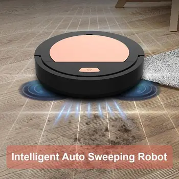 

Intelligent Auto Sweeping Robot USB Rechargeable Smart Robot Vacuum Cleaner one button start, sweep, mop, vacuum cleaner