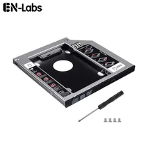 En-Labs 2,5 дюймов SATA 2-й HDD/SSD жесткий диск SATA для SATA caddy лоток для 9,5 мм ноутбука универсальный CD/DVD-ROM Оптический отсек