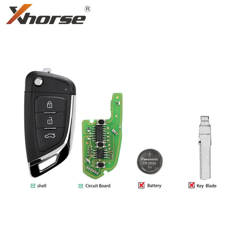 Xhorse VVDI2 XKKF03EN Universal Remote Key Fob Knife Style 1Piece | Автомобили и мотоциклы