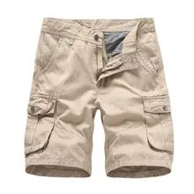 Cargo Shorts With Zipper Pockets - Men 