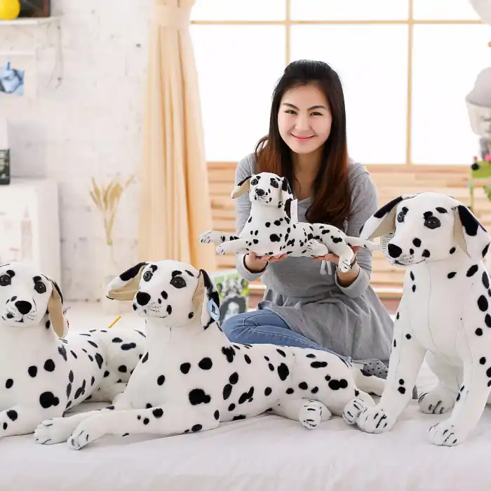 Peluche Chien Dalmatien Jouet Kawaii Simulation Chien Mignon Jouets Enfants Bebe Cadeau D Anniversaire Animaux En Peluche Aliexpress