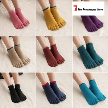 

Five toes female five fingers socks indoor floor yoga dance socks cent toe socks