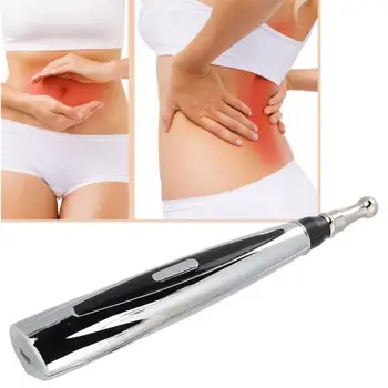 

USB Electric Acupuncture Pen Remove Eyes Bags Vibration Pain Stress Relief Massage Pen Health Care Device for Health Care