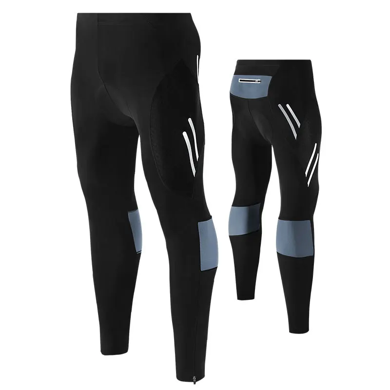 CALOFE весна осень мужские штаны для велоспорта дышащие эластичные колготки гелевые накладки для велосипеда MTB велосипедные брюки для мужчин размера плюс M-5XL - Цвет: 01
