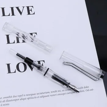 

Calligraphy Art Supplies Fountain Pen Multifunctional Plastic Flat Tip Office Duckbill Parallel Stationery Handwriting Writing