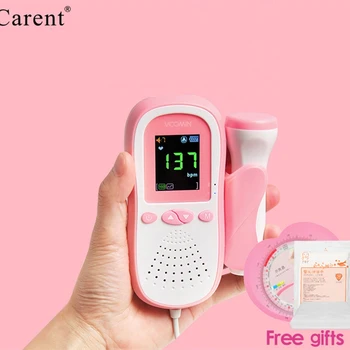 

Fetal Doppler Detector Pocket Portable Fetal sound Household Pregnant Baby Ultrasound Heartbeat Sound Monitor sonar doppler