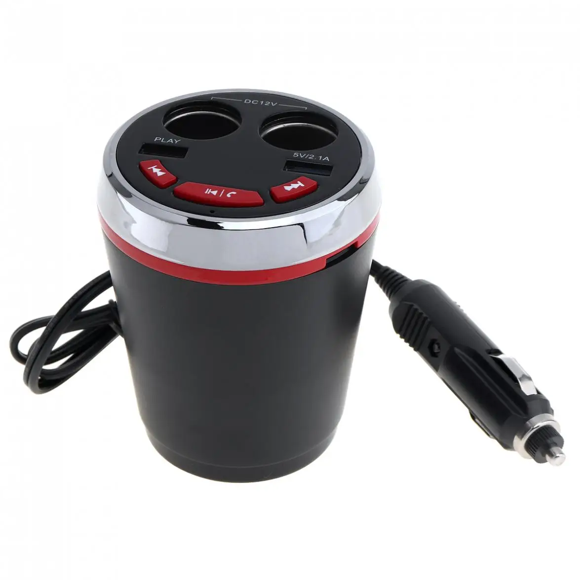 Автомобильный Bluetooth MP3 музыкальный плеер комплект авто радио плеер Hands-free fm-передатчик расширение 2 способ прикуривателя адаптер