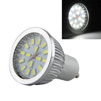 

Top-GU10 bulb Spot lamp 5630 SMD 16 LED White 6500K 480LM 6W