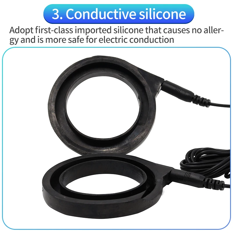 Bdsm Electric Shock Nipple Sucker Ring Electro Stimulation Breast Toys For Woman Clit Suck Nipple Electrical Sex Accessories