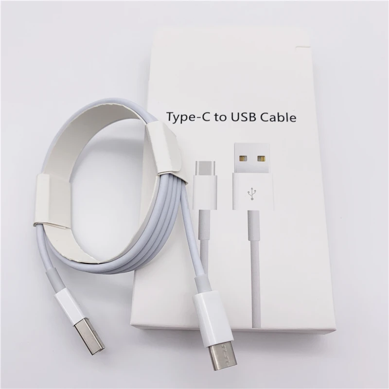 10 шт./лот, высокое качество, 1 м, 3 фута, USB 3,1 type C, USB 2,0, кабель для передачи данных, шнур для зарядки в розничной упаковке