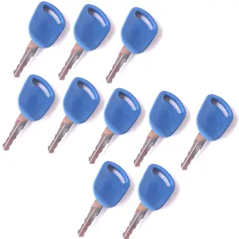 

10 Ignition Keys 14601 for Case-IH New Holland Ford Tractors 5640 6640 7740 7840 8160 8240 8260 8340 8360 8560 TS100A TS115A