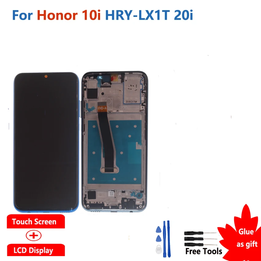 

For Huawei Honor 10i HRY-LX1T Touch Screen LCD Display Digitizer Assembly For Huawei Honor 10i HRY-LX1T LCD Display