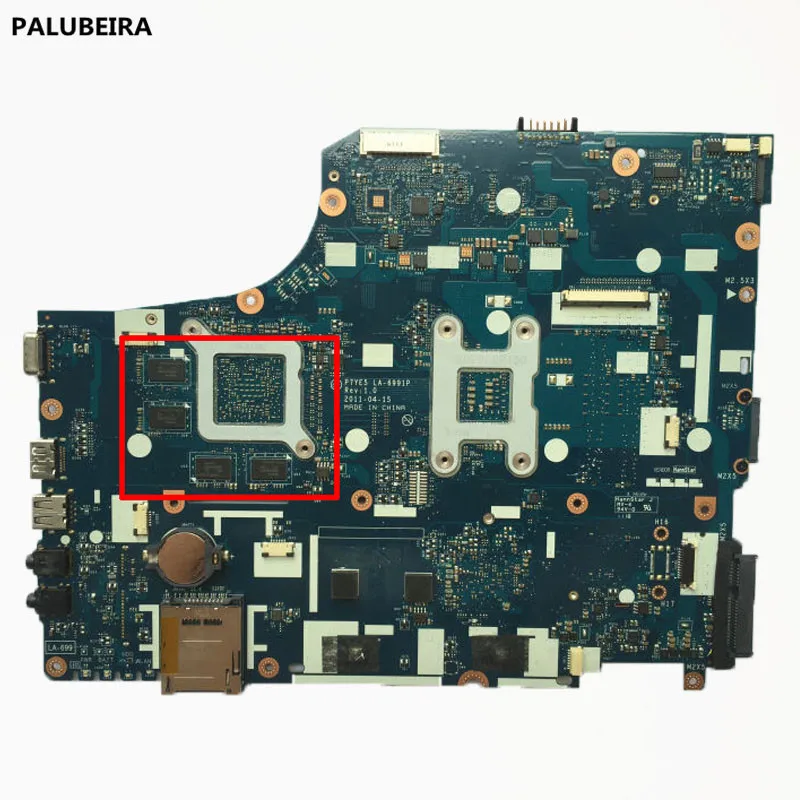 PALBUEIRA 7560 7560G ноутбук материнская плата для Acer aspire P7YE5 LA-6991P MBRQF02001 основная DDR3 с