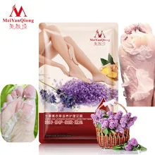 Meiyanqiong имбирь Лаванда питательная и заботливая маска для ног удаление омертвевшей кожи Педикюр носки для пилинга маска для ног MY035