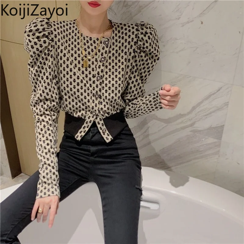 Рисунок 6 - Винтажная женская укороченная блузка Koijizayoi