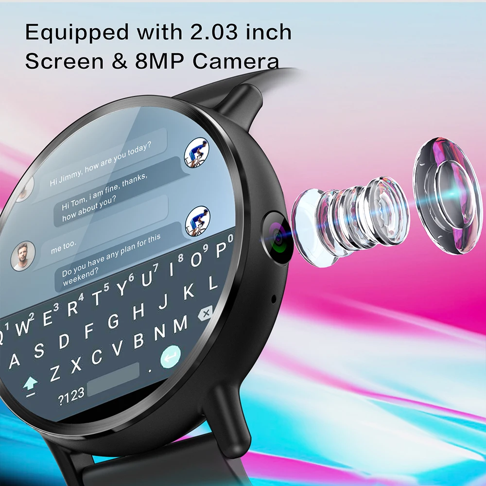LEMFO LEM X Smart Watch 4G Android 7.1 2.03 inch